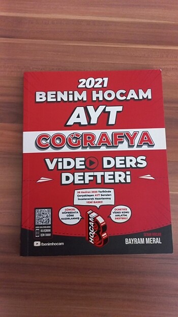 Ayt coğrafya test kitabı Benim Hocam
