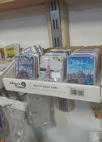  Beden Sulu payetli Çelik kasa ayna 
