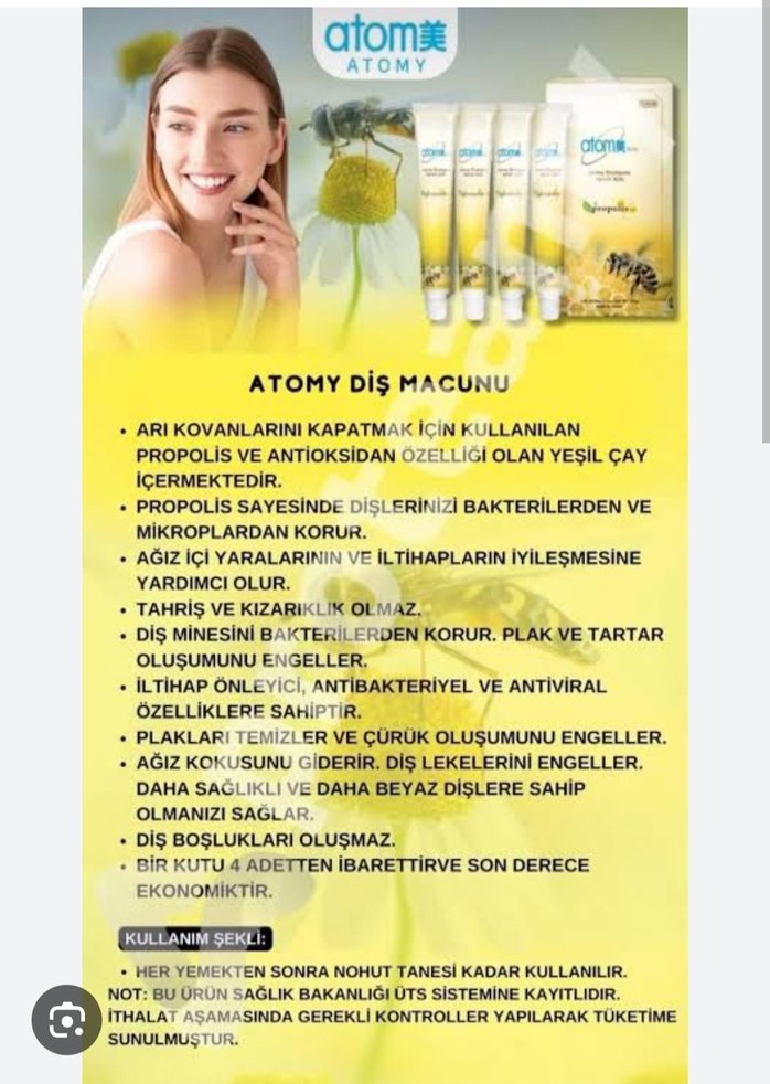 Propolis Özlü Atomae Diş Macunu - Görsel 3