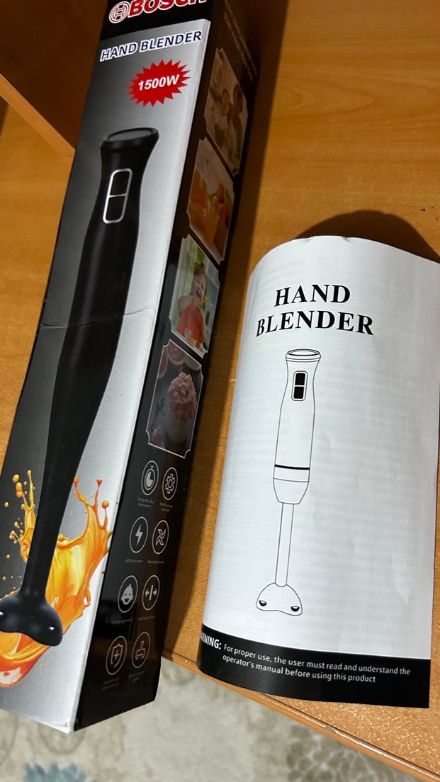 Siyah Bosch El Blenderı - Görsel 3