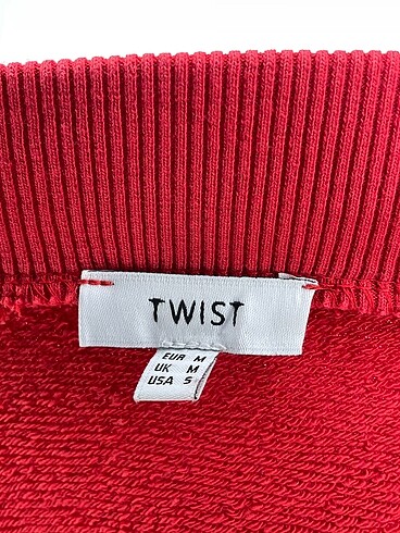 m Beden kırmızı Renk Twist Sweatshirt %70 İndirimli.