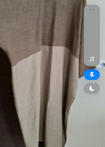 büyük beden keten tesettür elbise - Görsel 6