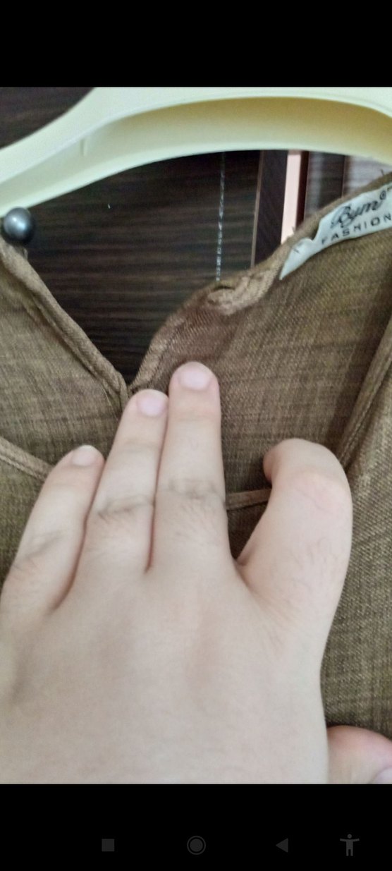 büyük beden keten tesettür elbise - Görsel 5