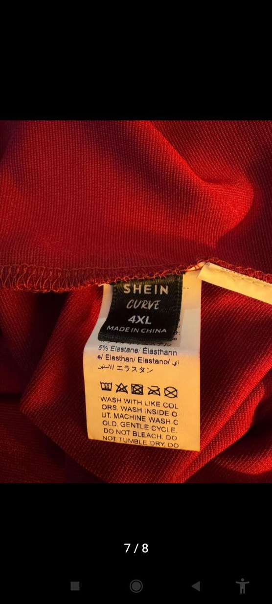 Bordo Baskılı Oversize Sweatshirt - Görsel 4