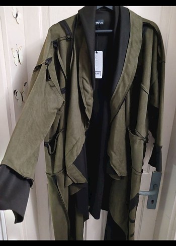 Süet Uzun Kadın Kaban - Görsel 3