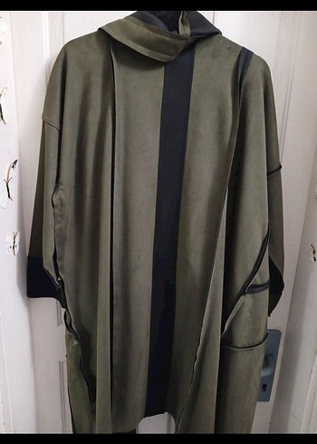 Süet Uzun Kadın Kaban - Görsel 6