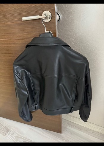Zara deri ceket - Görsel 3