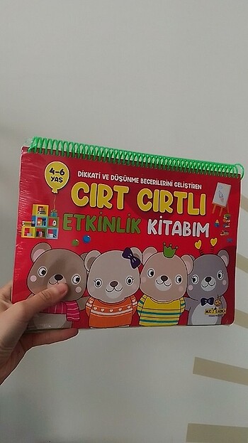 Cırt cırtlı etkinlik kitabı 