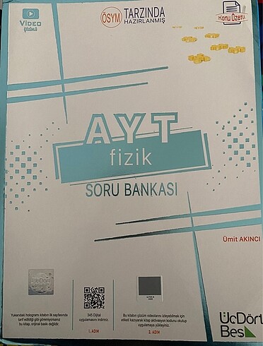 345 Ayt fizik biyoloji soru bankası