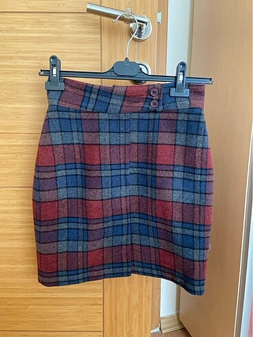 ekose vintage etek