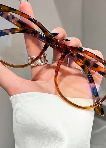 Leoparlı Numarasız Aksesuar Gözlük - Görsel 2