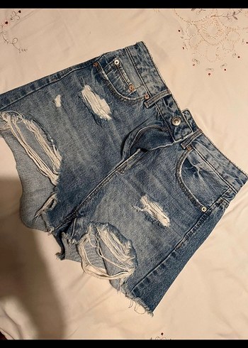 Stradivarius Kot Şort D75 - Görsel 2