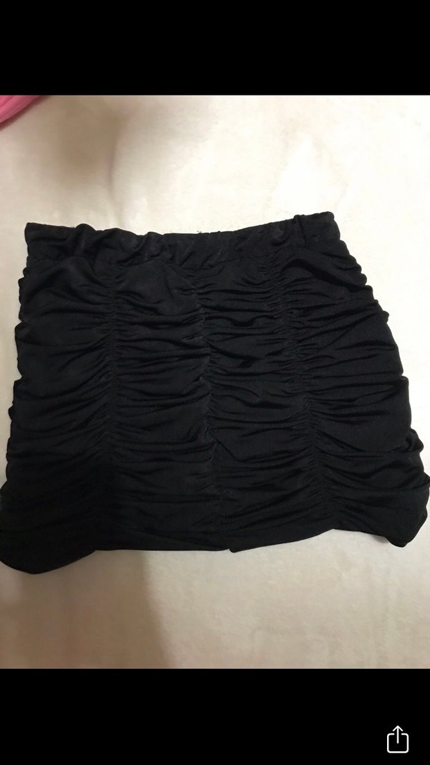 Fırfırlı Siyah Gotik Mini Etek büzgülü mini pinterest etek - Görsel 3