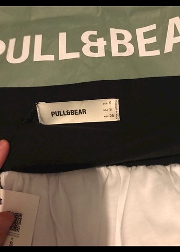 PULL&BEAR Beyaz Pileli Mini Balon Etek - Görsel 2