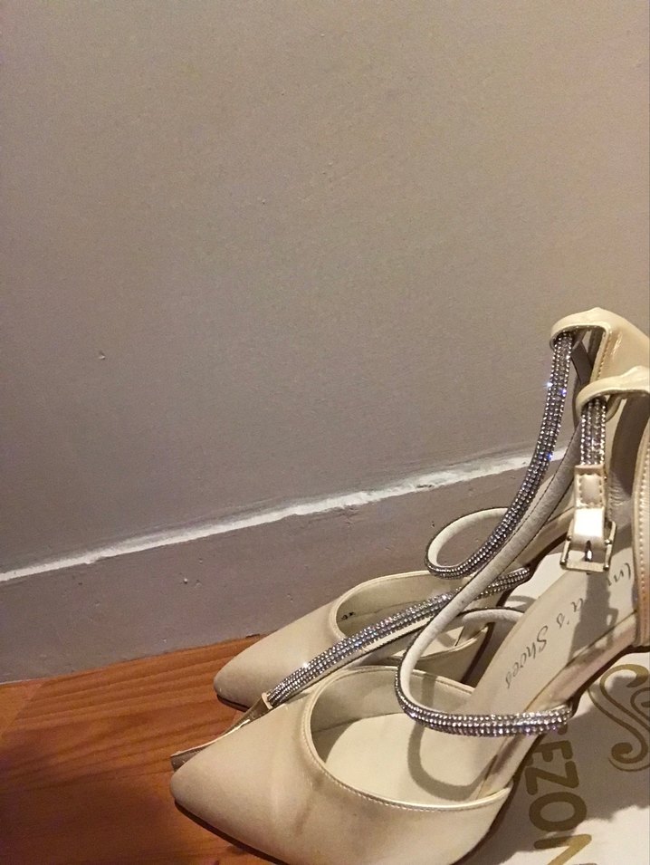 Gelin Ayakkabısı Düğün Nikah Söz İsteme Topuklu ayakkabı Temiz - Görsel 4