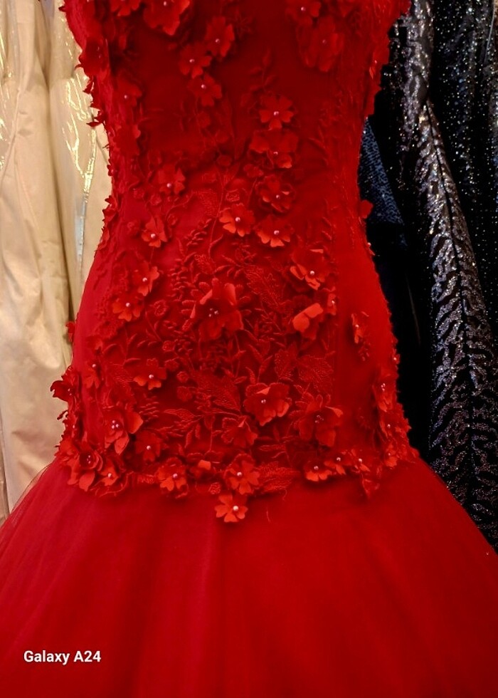 Kına elbisesi yeni model36,38,40 - Görsel 5