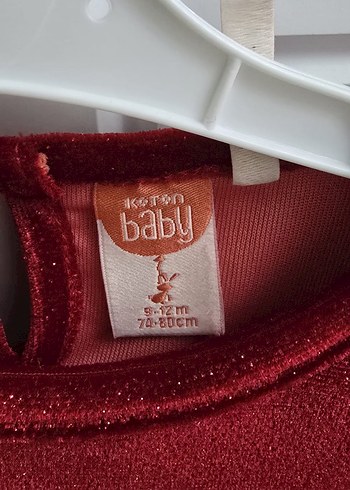 Bordo Fırfırlı Kız Çocuk Uzun Kollu Elbise - Görsel 2