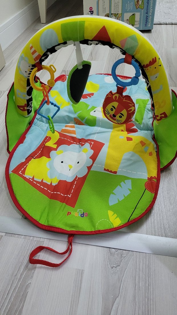 Mutlu Hayvanlar Oyun Matı 0 Ay ve Üzeri - Görsel 5