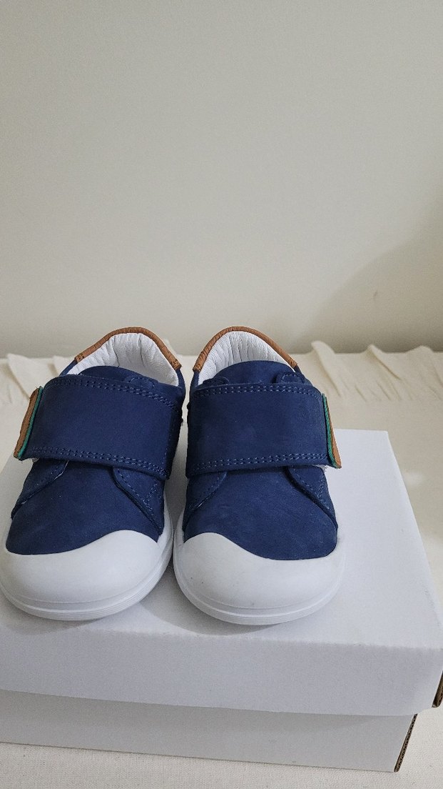 Mavi Erkek İlk Adım Ayakkabısı Velcro - Görsel 3