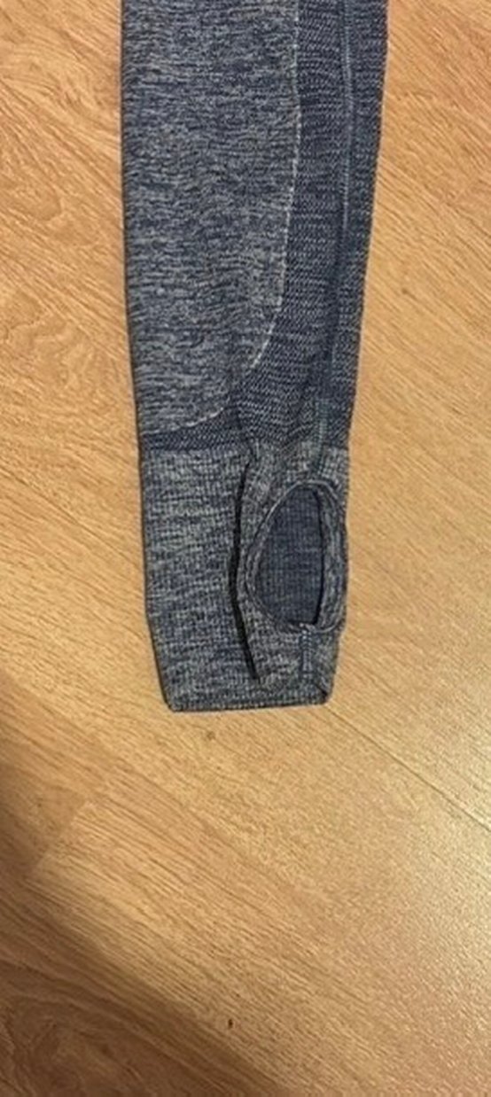 Gri Triko Kadın Spor Tayt - Görsel 2