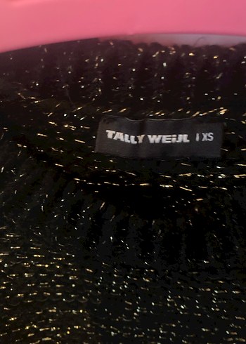 Siyah Örgü Mini Kadın Kazak - Görsel 3