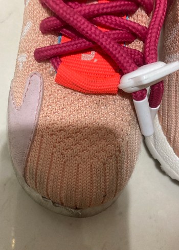 Kız Çocuk Renkli Bağcıklı Sneakers - Görsel 4