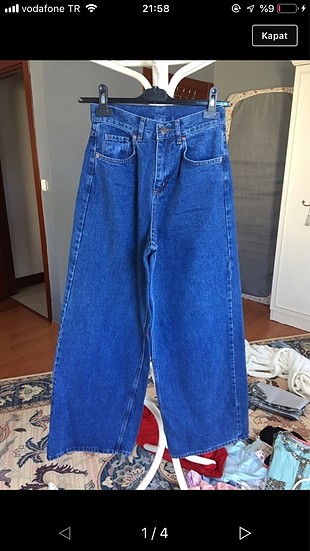Yüksek bel jean