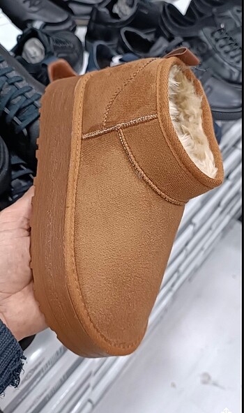 36 Beden kahverengi Renk Tam kalıp ultra mini ugg