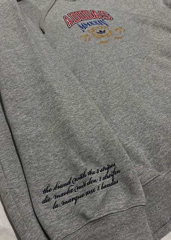xl Beden ADİDAS GRİ SWEATSHİRT