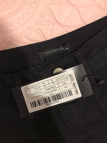 34 Beden trendyolmilla siyah kadın jean