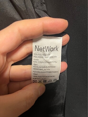 36 Beden Network ceket (yün karışımlı)