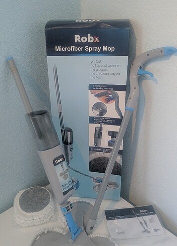 ROBX 360 Püskürtmeli Mikrofiber Mop Paspas