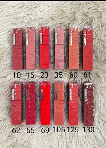 Maybelline ruj adet fiyatıdır 