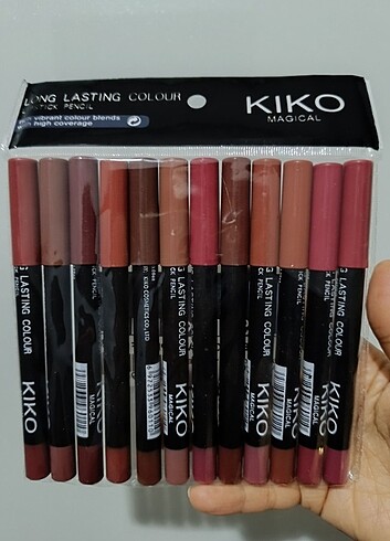 Kiko Kiko Jumbo boy dudak kalemi seti 12 li