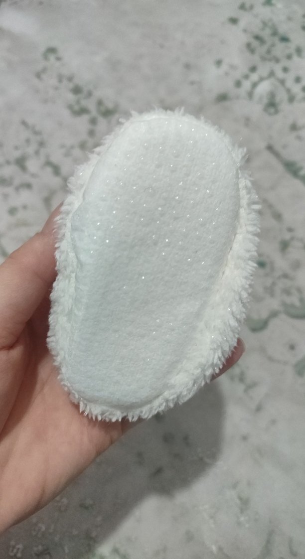 Kız Çocuk Beyaz Peluş Ev Terliği - Görsel 2