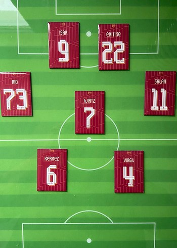 Beden Renk Liverpool Futbolcu Forma Magnet