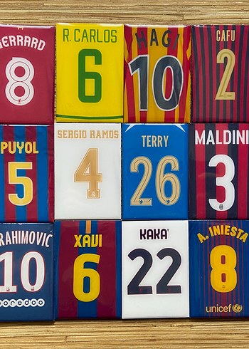 Beden Futbolcu Forma Tasarımlı Magnet