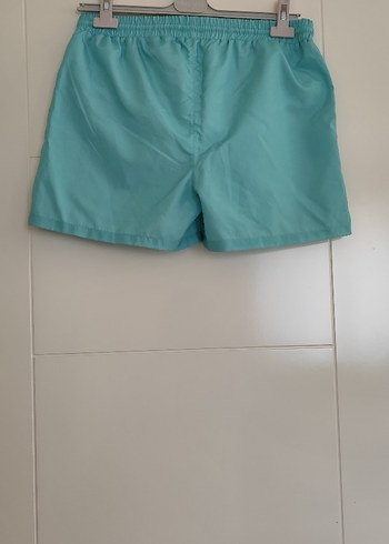 Turkuaz Bağcıklı Mini kadın Şort - Görsel 2