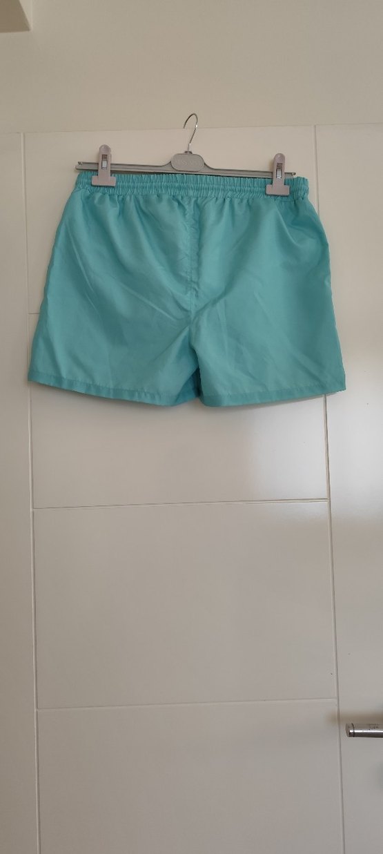 Turkuaz Bağcıklı Mini kadın Şort - Görsel 2