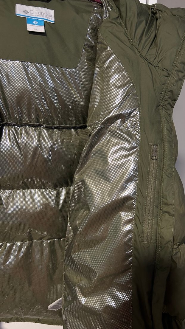 Columbia yeşil mont - Görsel 4