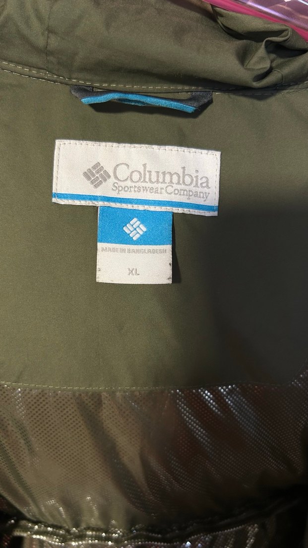 Columbia yeşil mont - Görsel 3