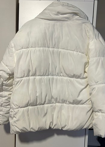 H&M Beyaz kadın kışlık mont - Görsel 5