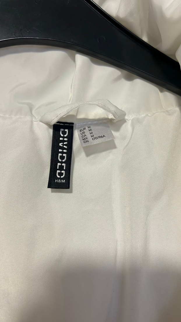 H&M Beyaz kadın kışlık mont - Görsel 3