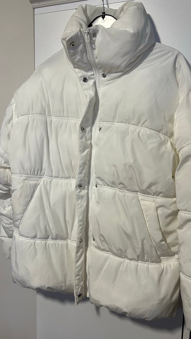 H&M Beyaz kadın kışlık mont - Görsel 2