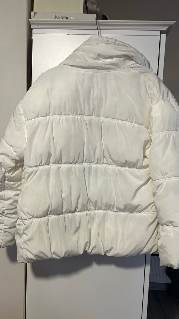 H&M Beyaz kadın kışlık mont - Görsel 5