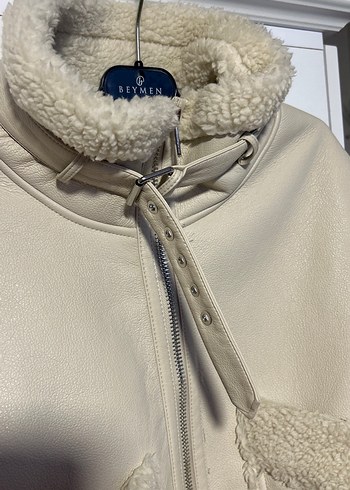 Bej Kısa Kadın ceket - Görsel 2