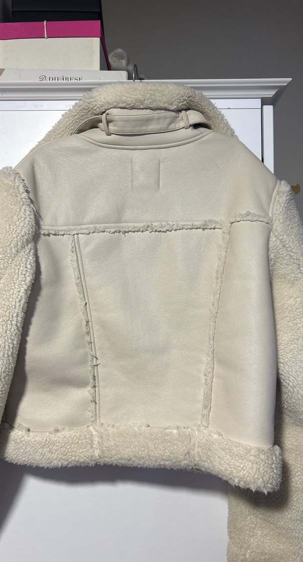 Bej Kısa Kadın ceket - Görsel 4