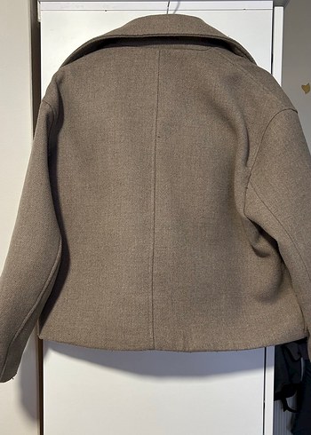 Zara kadın Midi Boy Yün Kaban - Görsel 6