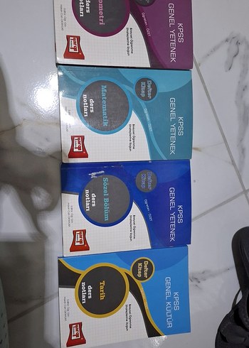KPSS Genel Yetenek ve Genel Kültür Ders Notları Seti