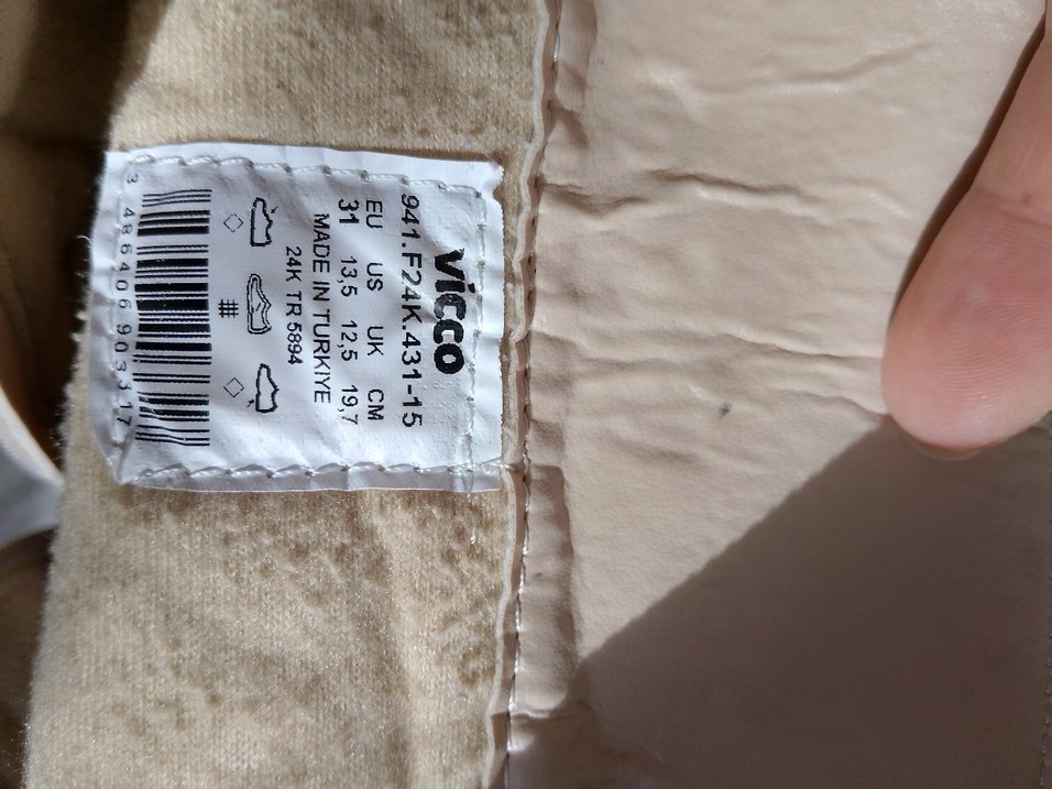 Kız Çocuk Bej Deri Fermuarlı Bot - Görsel 5